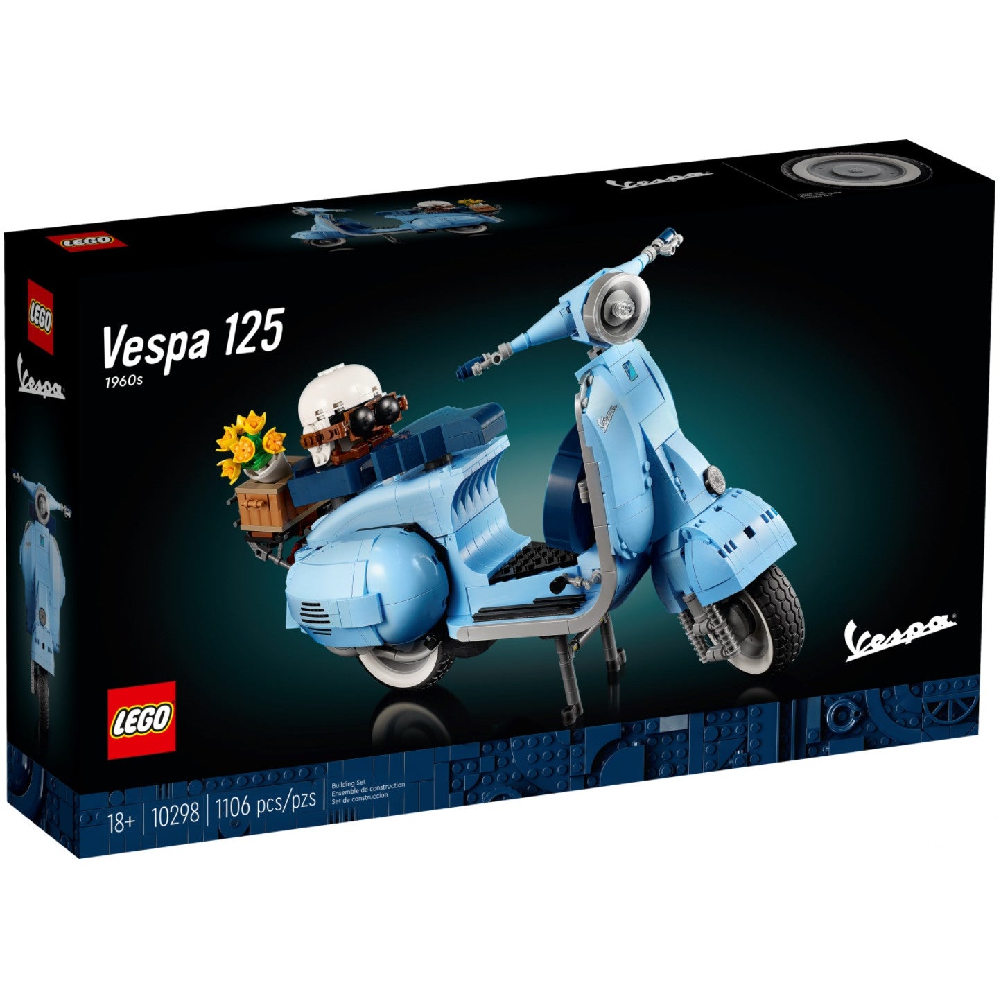 LEGO® Vespa 125 10298 Building Kit (1,106 Pieces)