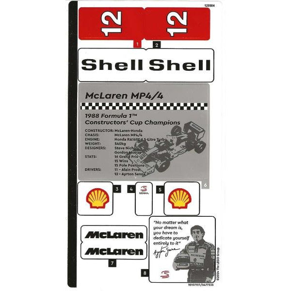 Part 10330stk01 - Sticker Sheet for Set 10330 - (10107197/6477233)