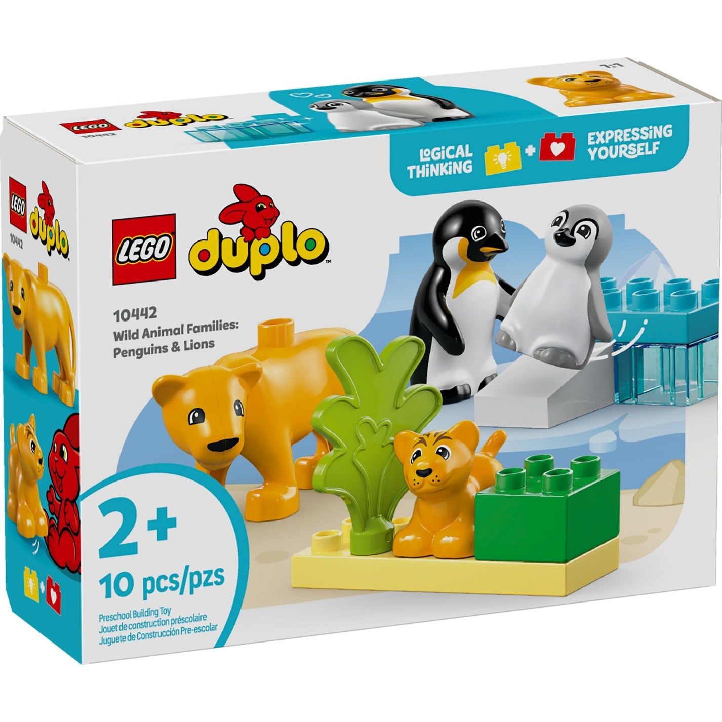 Original box 10442 - Wild Animal Families: Penguins & Lions
