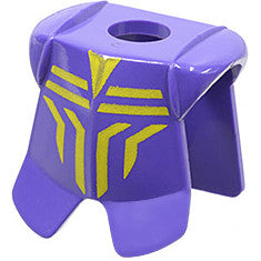 Part 2587pb01 - Minifigure Armor Breastplate with Leg Protection, Danju Geometric Pattern
