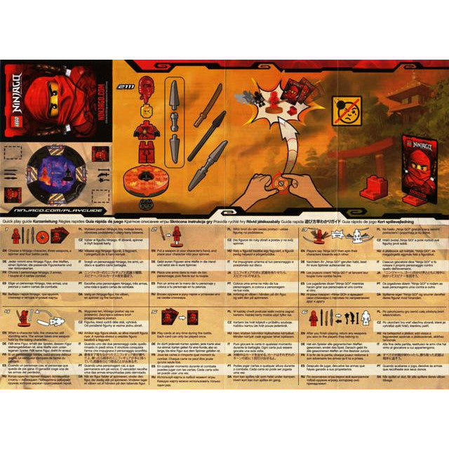 Instruction 2855165-99 - NINJAGO Masters of Spinjitzu Deck #1 Special Edition Card