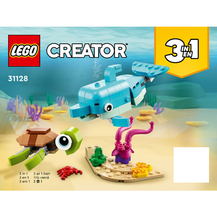 Instruction 31128-1 - Dolphin and Turtle