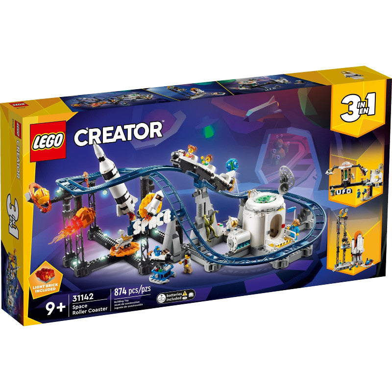 LEGO® Creator Space Roller Coaster 31142 Building Toy Set (874 Pieces)
