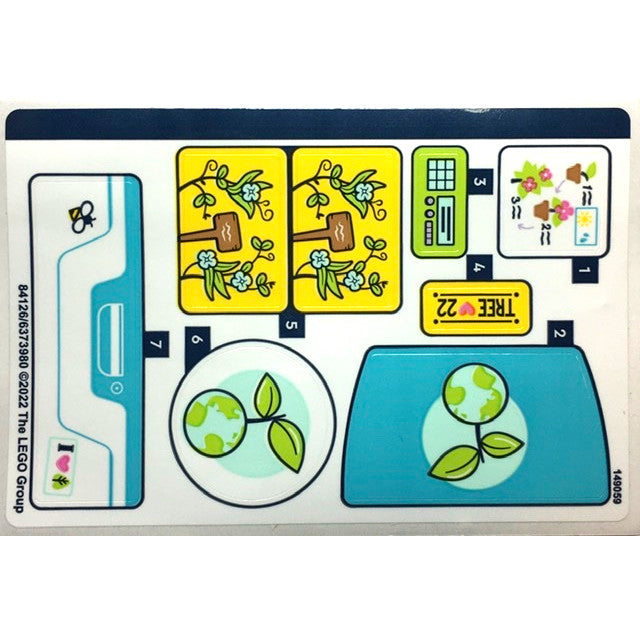 Part 41707stk01 - Sticker Sheet for Set 41707 - (84126/6373980)