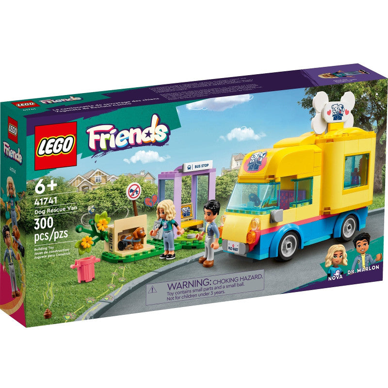 LEGO® Friends Dog Rescue Van 41741 Building Toy Set (300 Pieces)