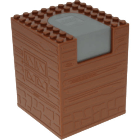 Part 48316c01 - Container, Box 8 x 8 x 8 with Dark Bluish Gray Switching Mechanism (Set 4756)