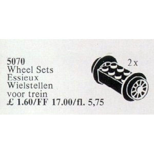 Set 5070-1 - Wheel Sets, Black
