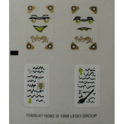 Part 5804stk01 - Sticker Sheet for Set 5804 - (72605/4119382)