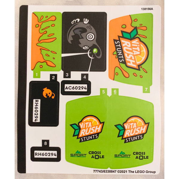 Part 60294stk01 - Sticker Sheet for Set 60294 - (77743/6338847)