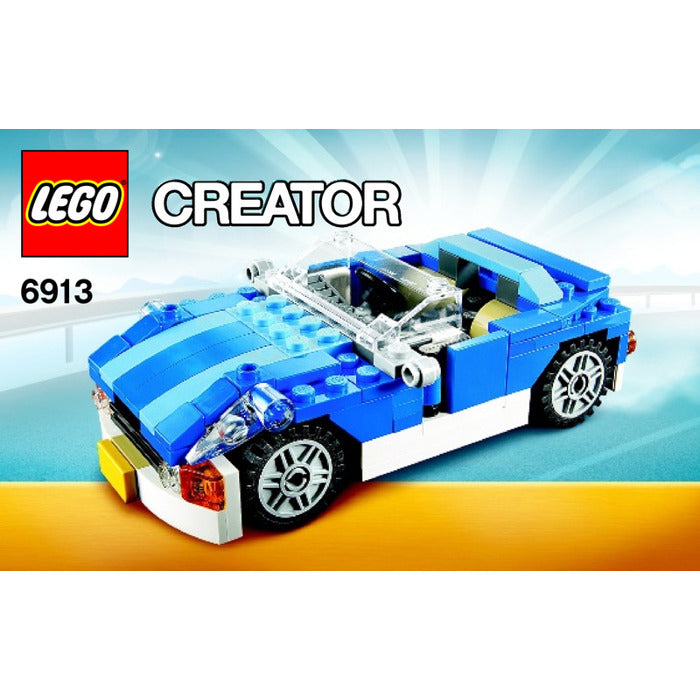 Instruction 6913-1 - Blue Roadster