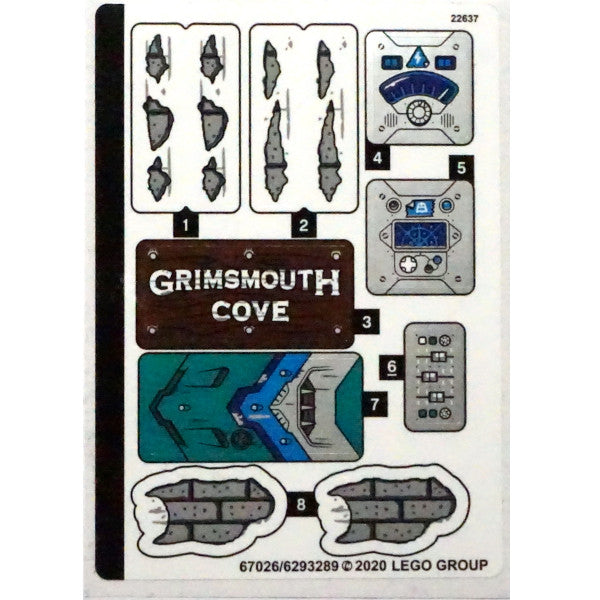 Part 70431stk01 - Sticker Sheet for Set 70431 - (67026/6293289)