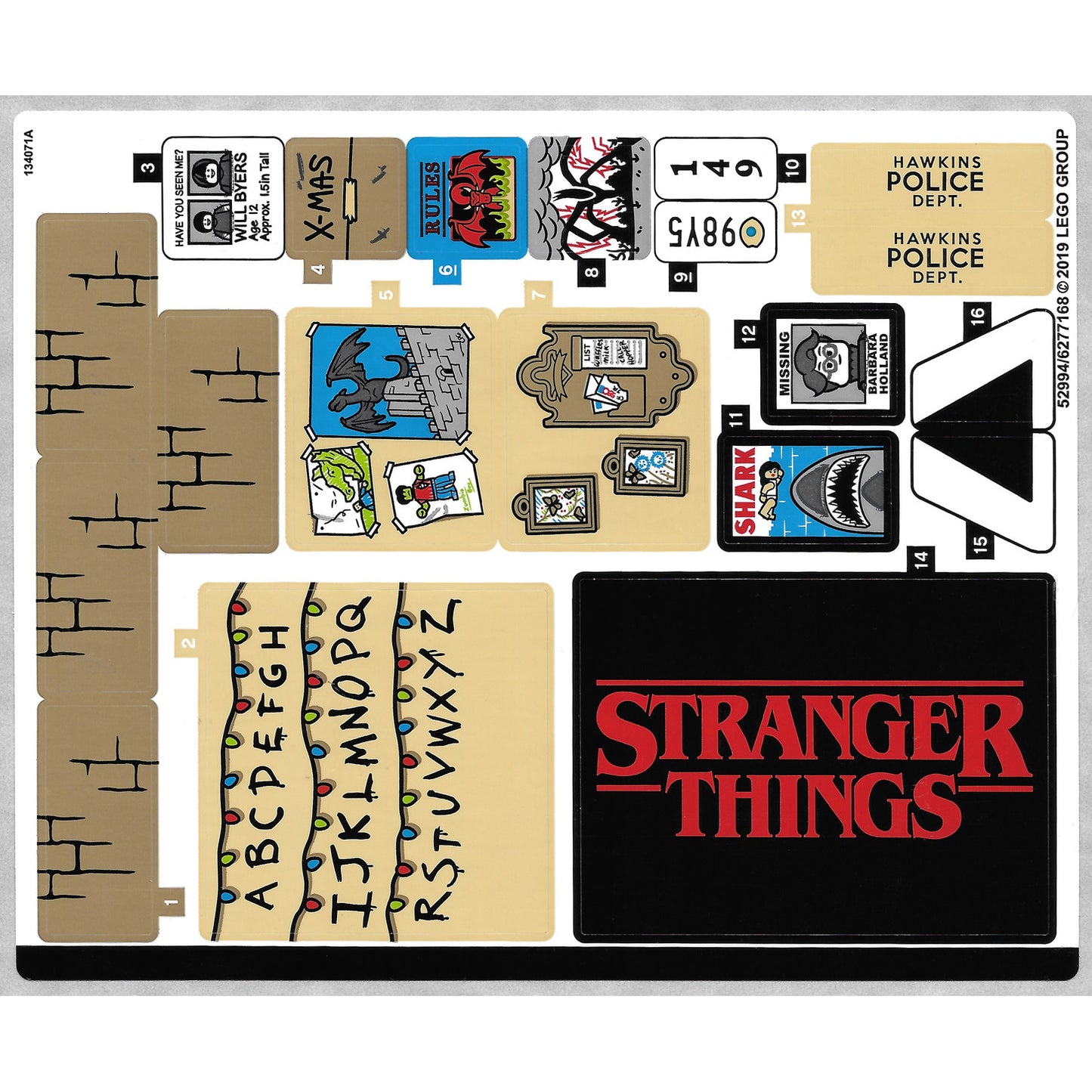 Part 75810stk01 - Sticker Sheet for Set 75810, Sheet 1 - (52994/6277168)