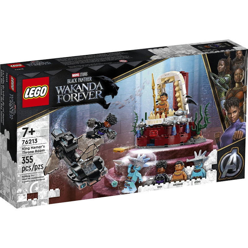 LEGO® Marvel King Namor’s Throne Room 76213 Building Kit (355 Pieces)