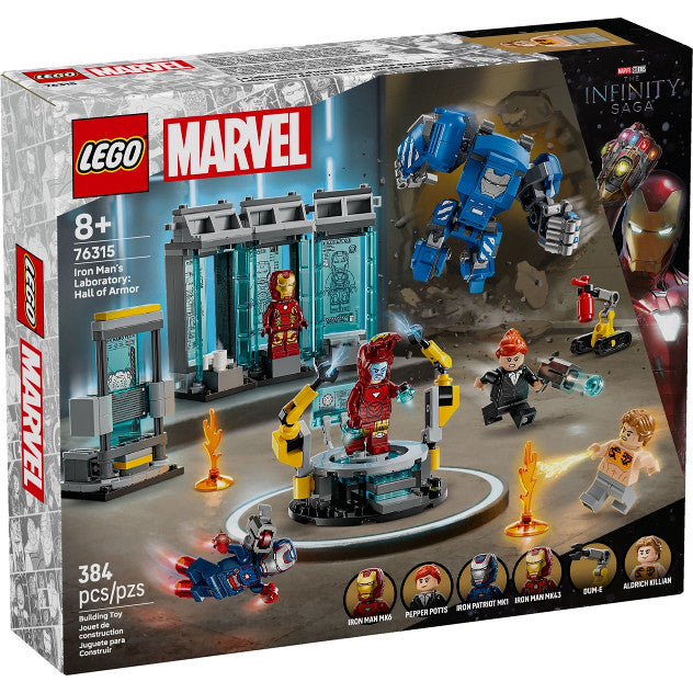 Set 76315 - Iron Man's Laboratory: Hall of Armor