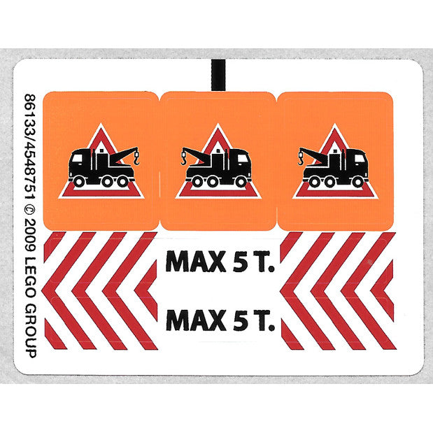 Part 7638stk01 - Sticker Sheet for Set 7638 - (86133/4548751)