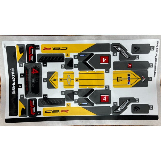 Part 76903stk01 - Sticker Sheet for Set 76903, Sheet 1 - (77168/6336611)