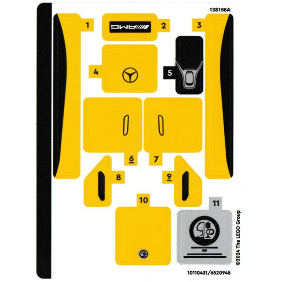 Part 76924stk01 - Sticker Sheet for Set 76924, Sheet 1 - (10110431/6520945)