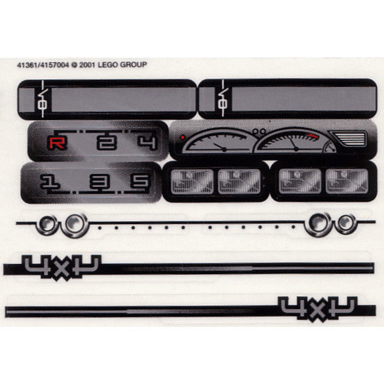 Part 8466stk01 - Sticker Sheet for Set 8466 - (41361/4157004)