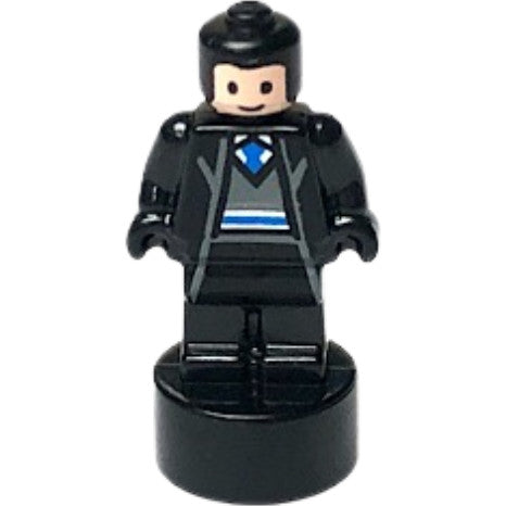 Minifig 90398pb033 - Ravenclaw Student Statuette / Trophy #1, Black Hair, Light Nougat Face