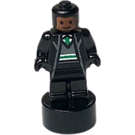 Minifig 90398pb037 - Slytherin Student Statuette / Trophy #2, Reddish Brown Face
