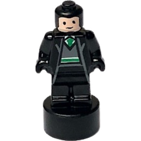 Minifig 90398pb038 - Slytherin Student Statuette / Trophy #3, Light Nougat Face