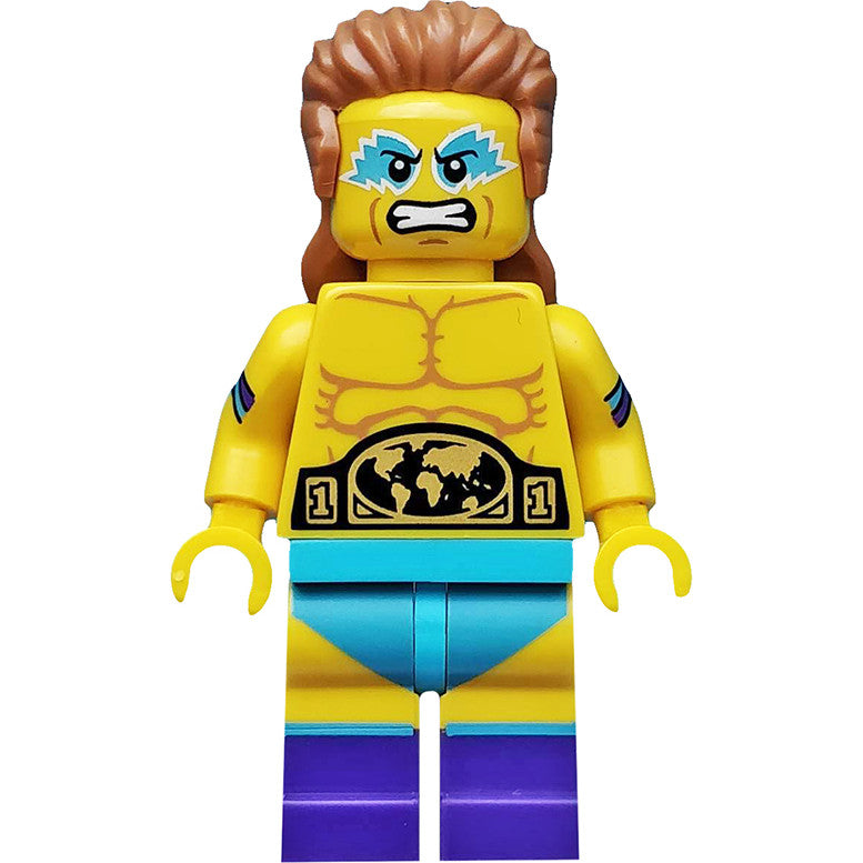 Minifig col241 - Wrestling Champion, Series 15 (Minifigure Only without Stand and Accessories)