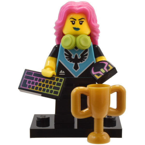 Set col25-2 - E-Sports Gamer, Series 25 (Complete Set with Stand and Accessories)