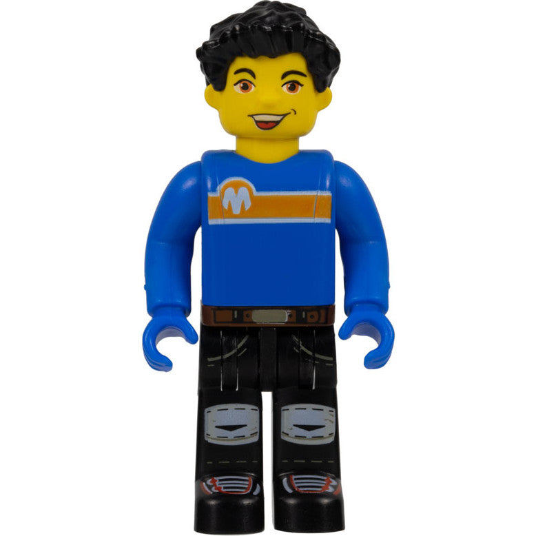 Minifig cre003 - Max, Blue Torso, Black Legs