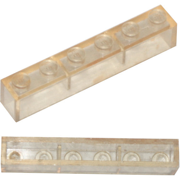 Part crssprt02 - Brick 1 x 6 without Bottom Tubes, with Cross Supports