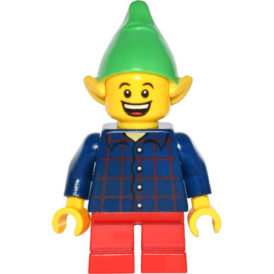 Minifig hol047 - Elf - Plaid Button Shirt