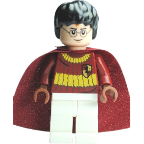 Minifig hp110 - Harry Potter - Dark Red Quidditch Uniform, Light Nougat Head