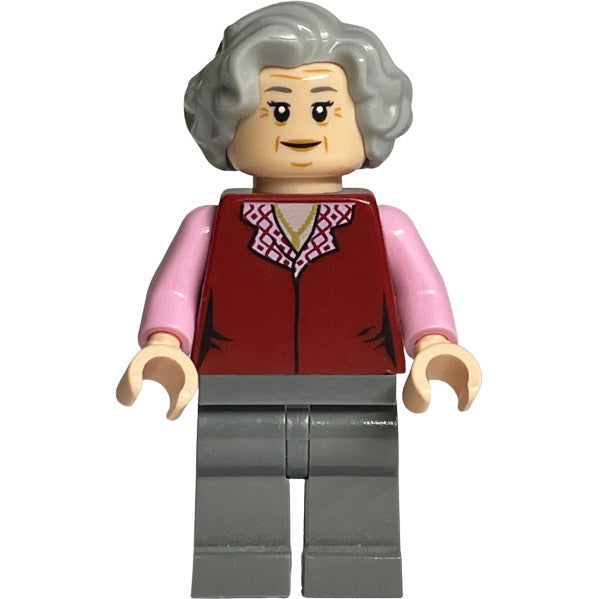 Minifig hp158 - Trolley Witch - Dark Bluish Gray Legs