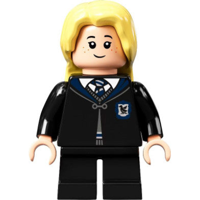 Minifig hp307 - Luna Lovegood - Ravenclaw Robe, Black Short Legs