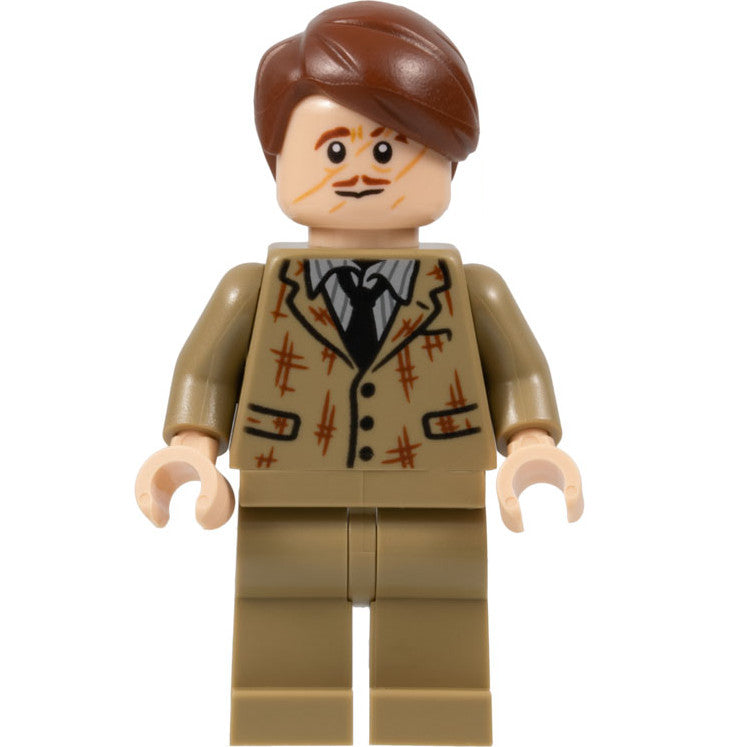 Minifig hp367 - Professor Remus Lupin - Dark Tan Suit, Tattered