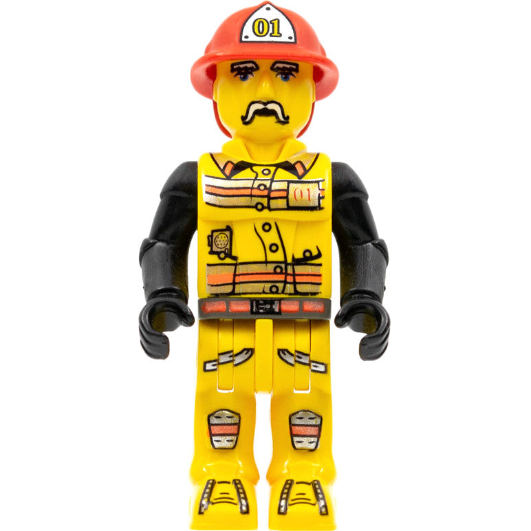 Minifig js001 - Fireman in Hat #01