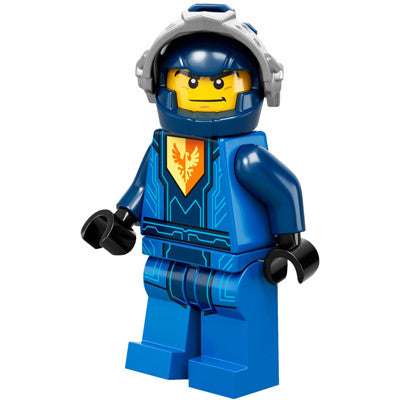 Minifig nex083 - Clay Moorington - Dark Blue Helmet, Flat Silver Visor (Battle Suit Clay)