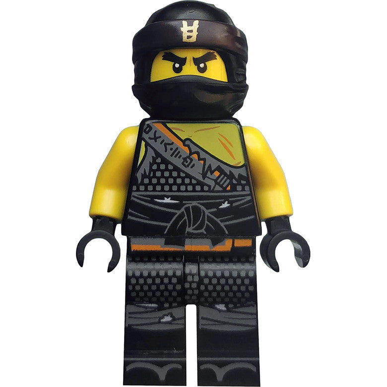 Minifig njo0472 - Cole - Hunted, Gold Asian Symbol on Bandana