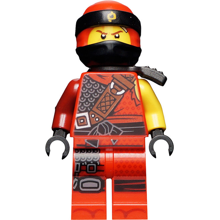 Minifig njo0473 - Kai - Hunted, Pearl Dark Gray Side-Scabbard
