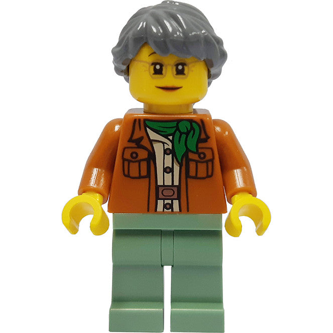Minifig njo0665 - Misako - Legacy, Dark Orange Jacket