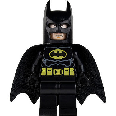 Minifig sh0016 - Batman - Black Suit with Yellow Belt and Crest (Type 1 Cowl)