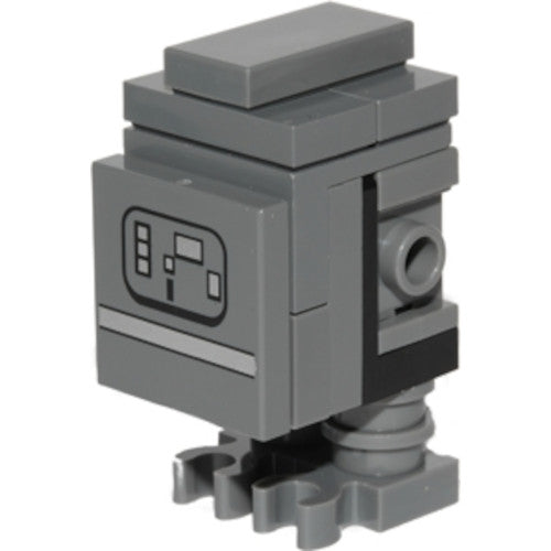 Minifig sw0562 - Gonk Droid (GNK Power Droid), Dark Bluish Gray