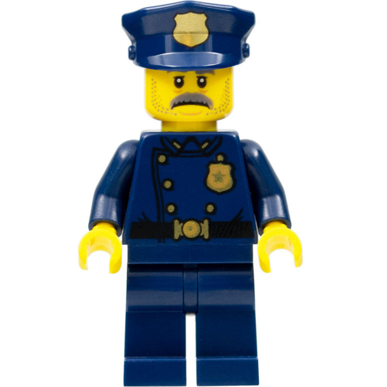 Minifig twn404 - Police Officer, Moustache (1940s Era)