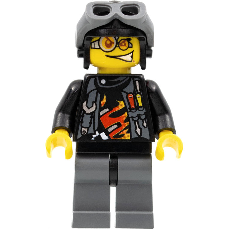 Minifig wr007 - Backyard Blaster 3 (Billy Bob Blaster) - Aviator Cap