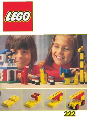 LEGO onderdeel Idea Book 222 (98105) (222)