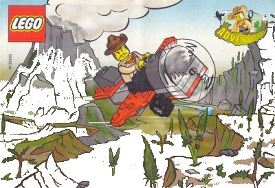 LEGO part Adventurers Mini Comic Book from Set 5911 (4133393)