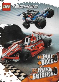 LEGO onderdeel Technic Pull Back Leaflet (6033794 / 6033795) 6033794