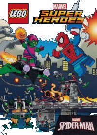LEGO part Super Heroes Comic Book, Marvel, Spider-Man (6163835 / 6163836) 6163835