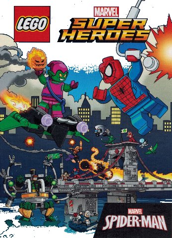 LEGO part Super Heroes Comic Book, Marvel, Spider-Man (6163835 / 6163836) (6163835)