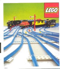 LEGO part Information Leaflet about how to make a train layout (98960) 98960