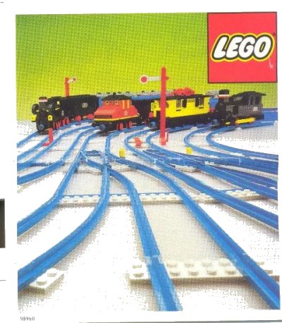 LEGO onderdeel Information Leaflet about how to make a train layout (98960) (98960)